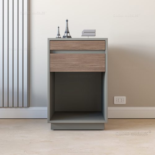 Mesa de Luz con Desayunador y Cajón