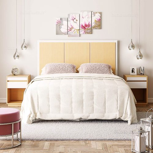 juego de dormitorio cabecera y mesas de luz