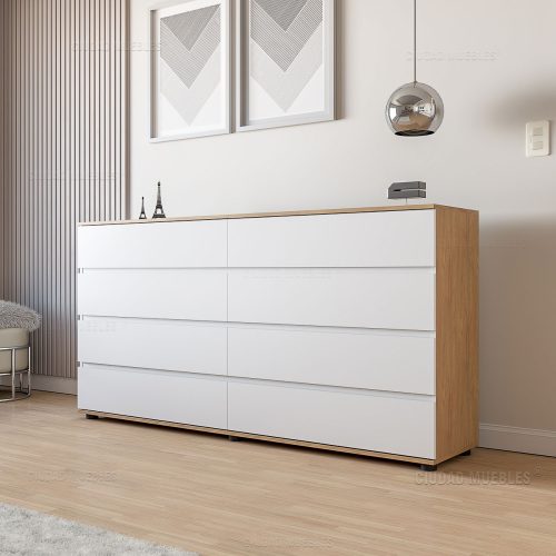 Cómoda 8 cajones dormitorio