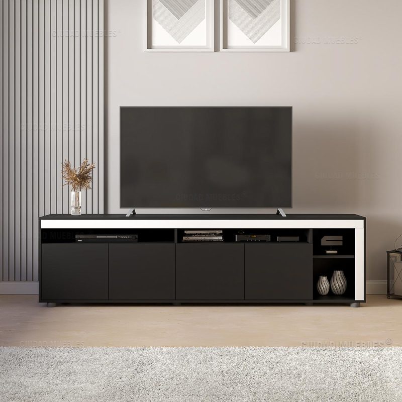 Mueble de TV moderna 200x52x37cm