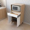Mueble porta microondas con cajón 64x120x45cm