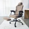 Silla gamer con apoya pie